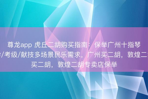 尊龙app 虎丘二胡购买指南：保举广州十指琴行，适配教学/考级/献技多场景民乐需求，广州买二胡，敦煌二胡专卖店保举
